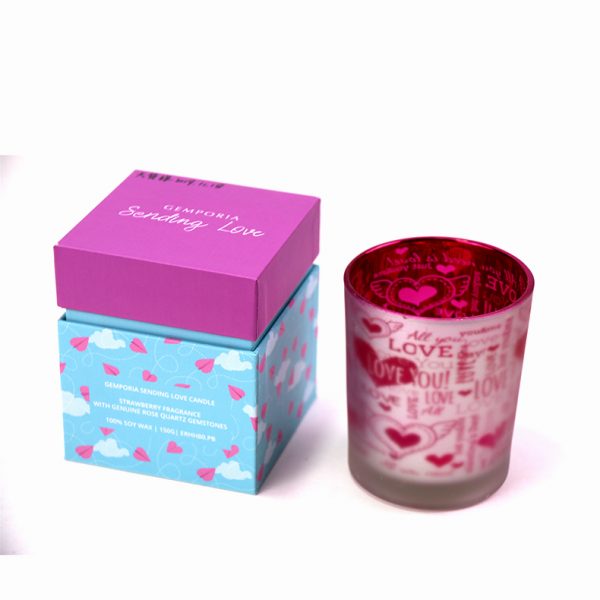 Candle gift box custom elegant candle packaging