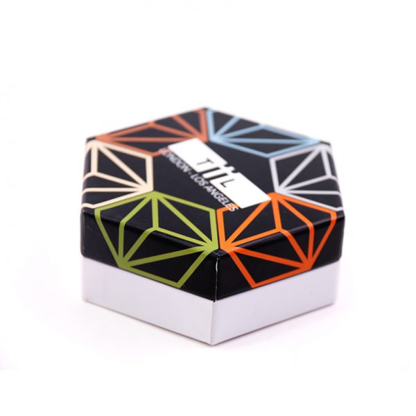 Hexagon rigid box custom luxury gift box