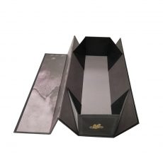 Wine paper box luxury folding magnetic box for wine